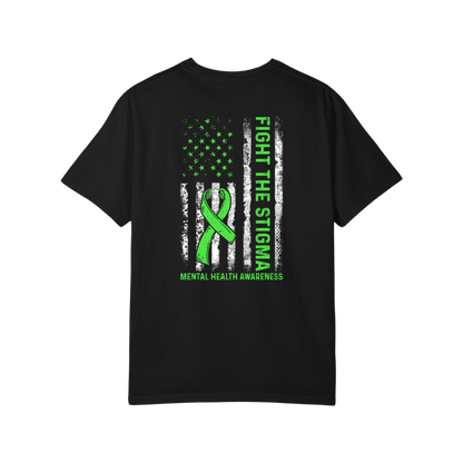 Time To Surrender Mental Health Black Out Tee
