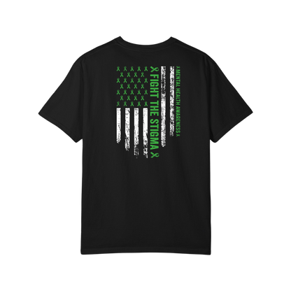 Time To Surrender Mental Health Black Out Tee