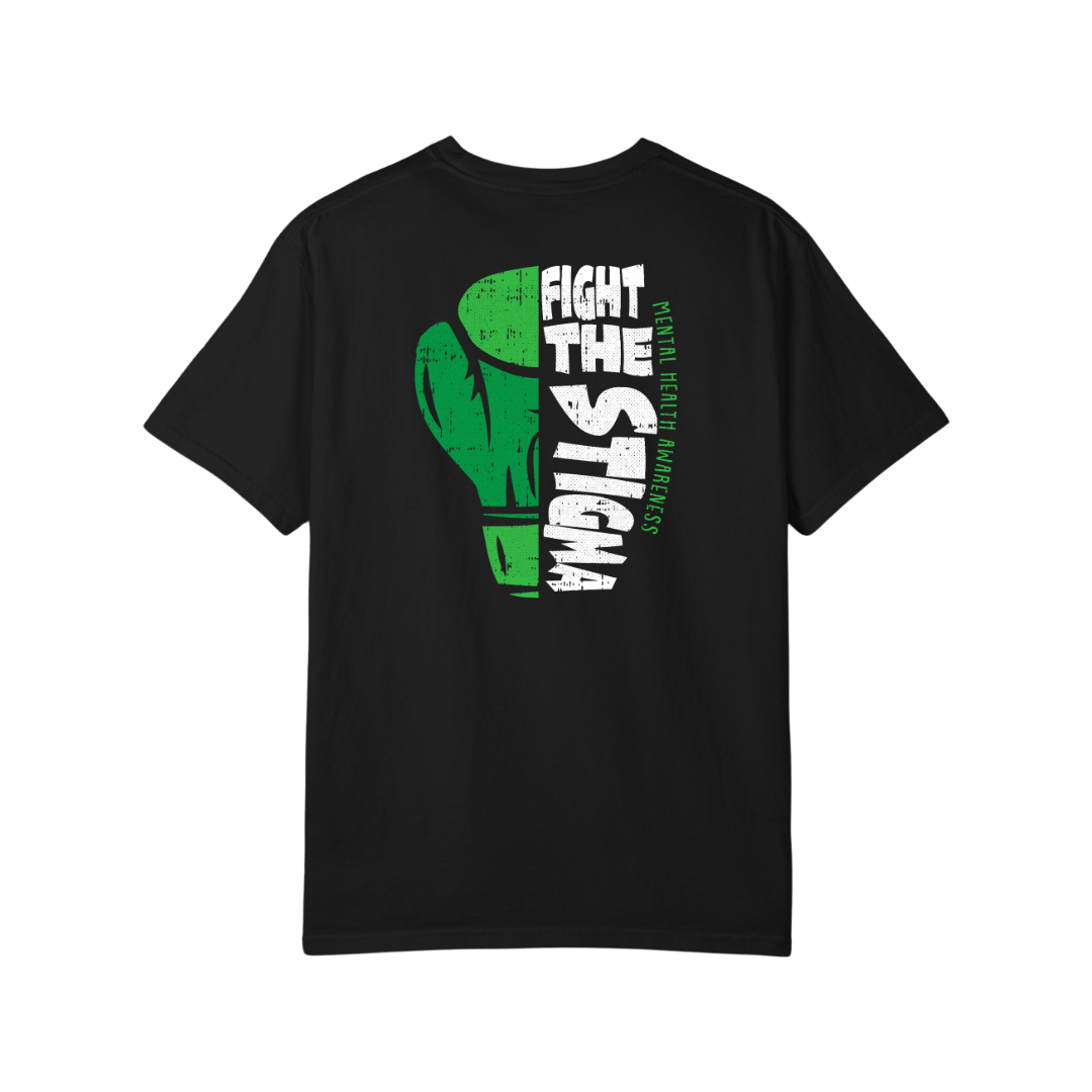 Time To Surrender Mental Health Black Out Tee