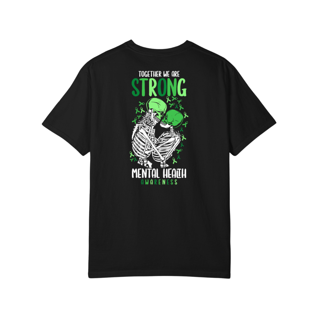 Time To Surrender Mental Health Black Out Tee