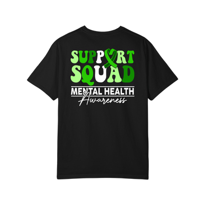 Time To Surrender Mental Health Black Out Tee