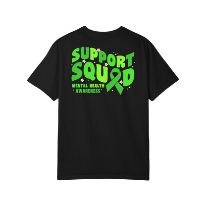 Time To Surrender Mental Health Black Out Tee