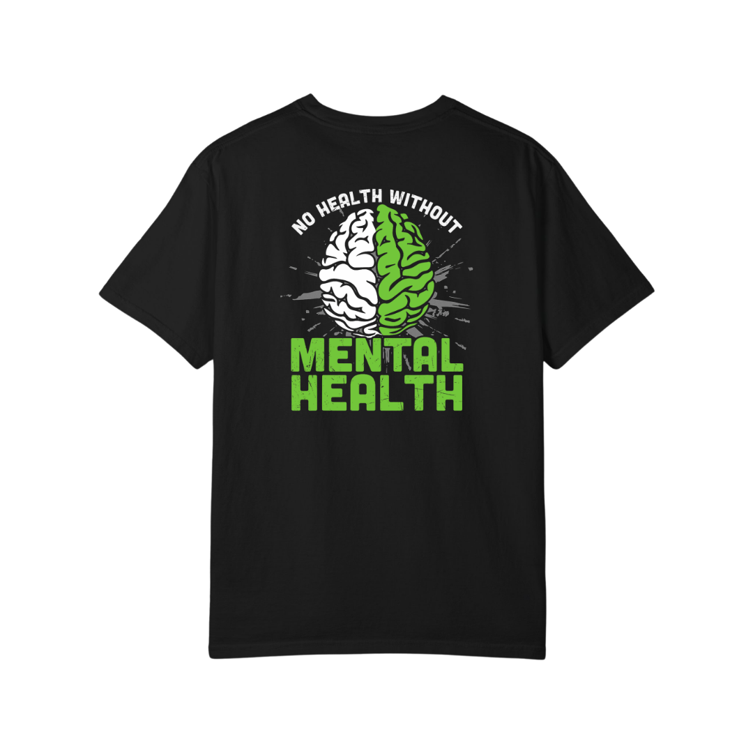 Time To Surrender Mental Health Black Out Tee