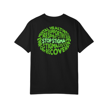 Time To Surrender Mental Health Black Out Tee