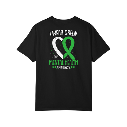 Time To Surrender Mental Health Black Out Tee