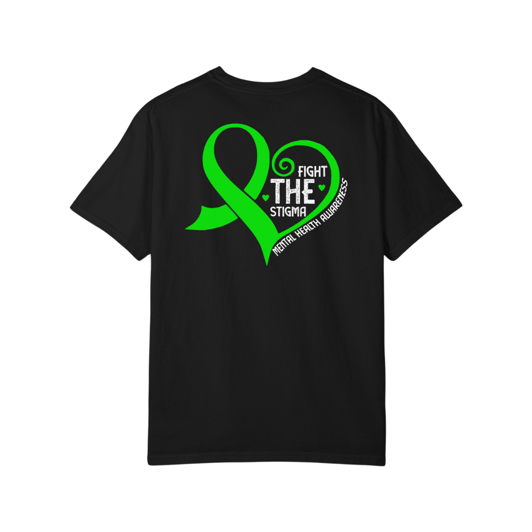 Time To Surrender Mental Health Black Out Tee