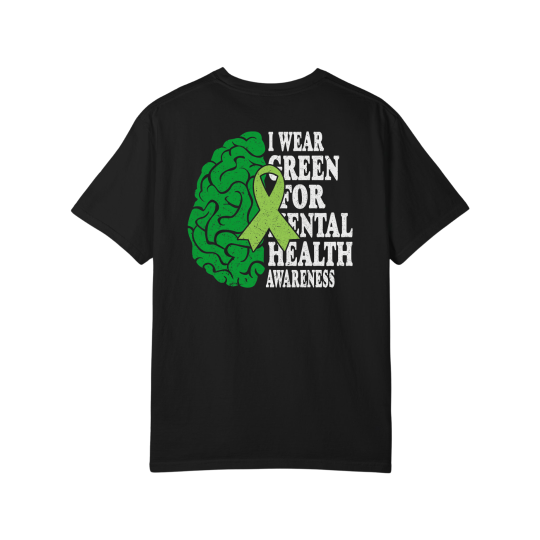 Time To Surrender Mental Health Black Out Tee