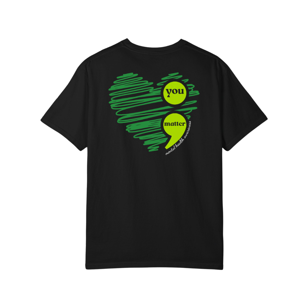 Time To Surrender Mental Health Black Out Tee
