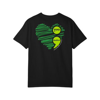 Time To Surrender Mental Health Black Out Tee