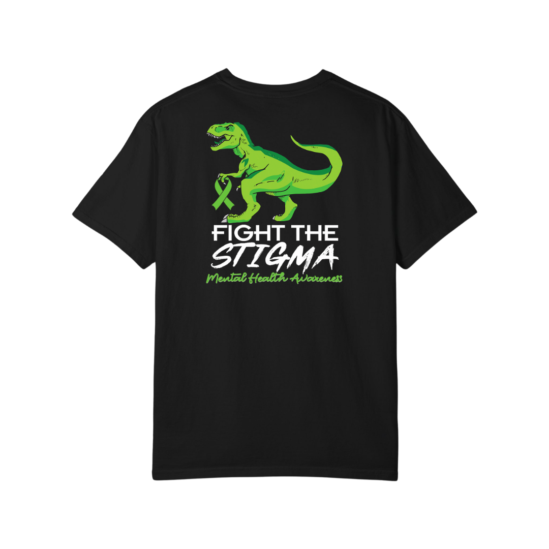 Time To Surrender Mental Health Black Out Tee