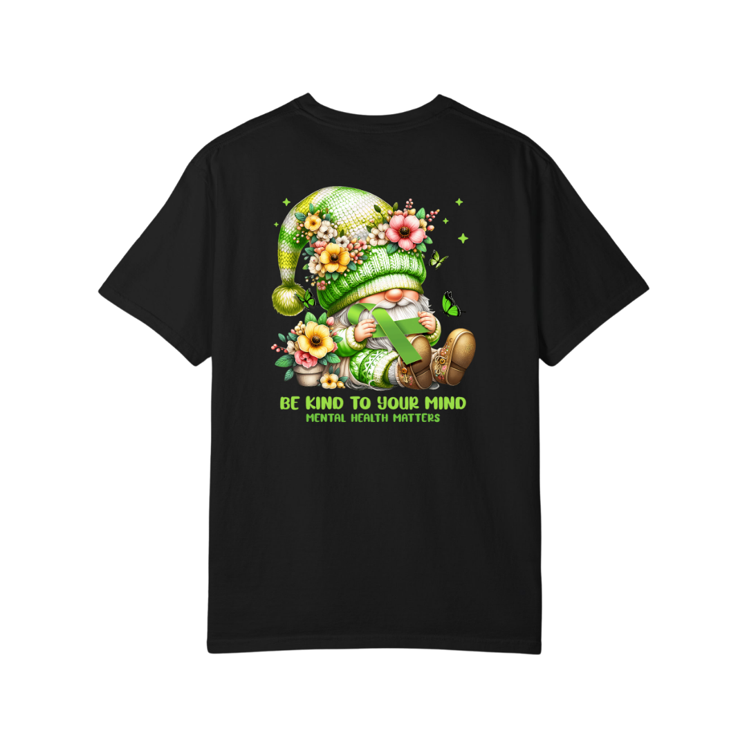 Time To Surrender Mental Health Black Out Tee