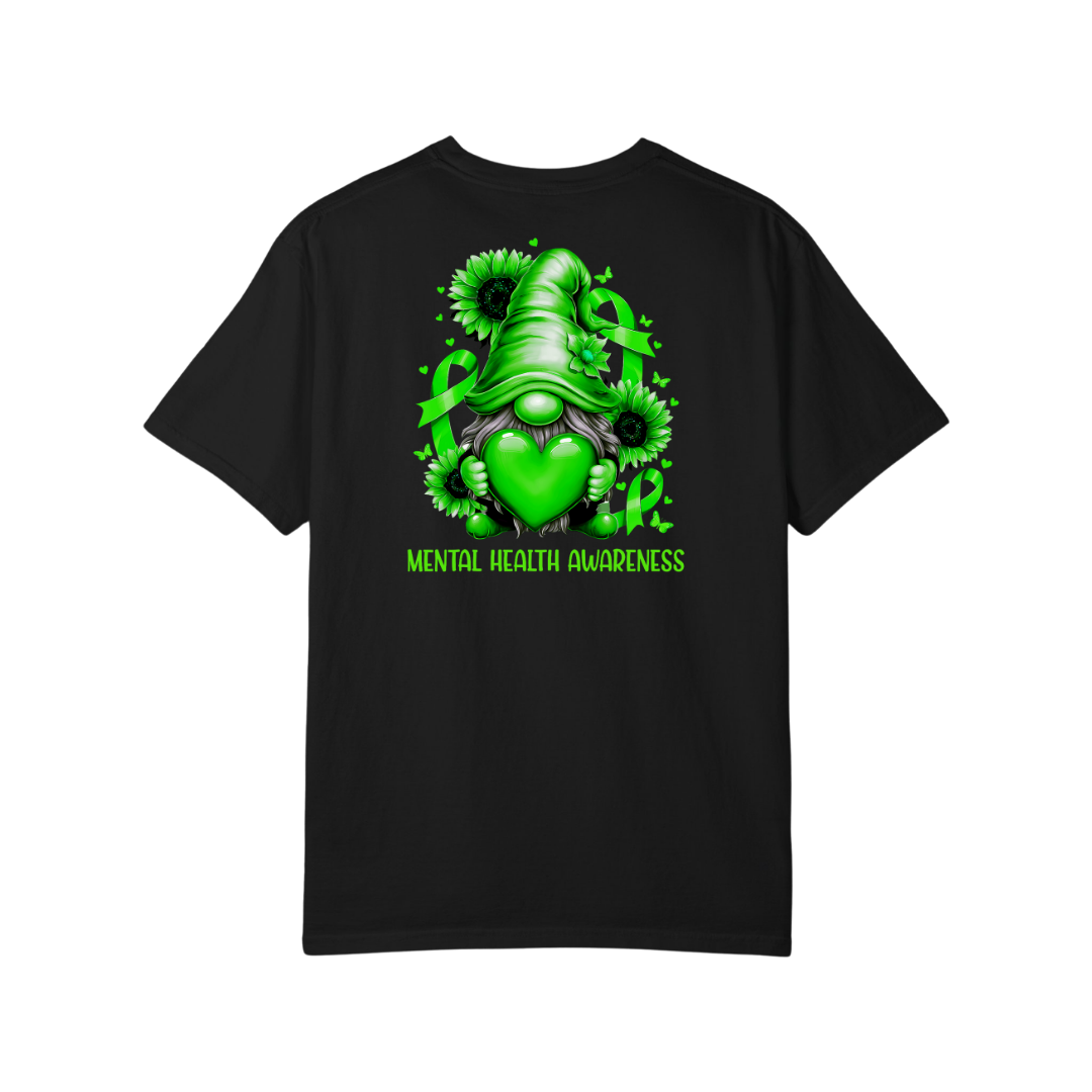 Time To Surrender Mental Health Black Out Tee