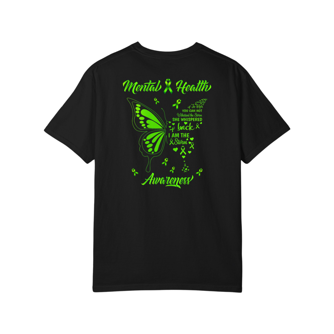 Time To Surrender Mental Health Black Out Tee