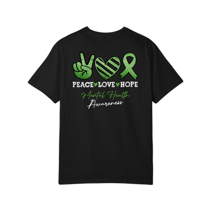 Time To Surrender Mental Health Black Out Tee