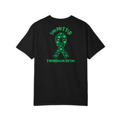 Time To Surrender Mental Health Black Out Tee