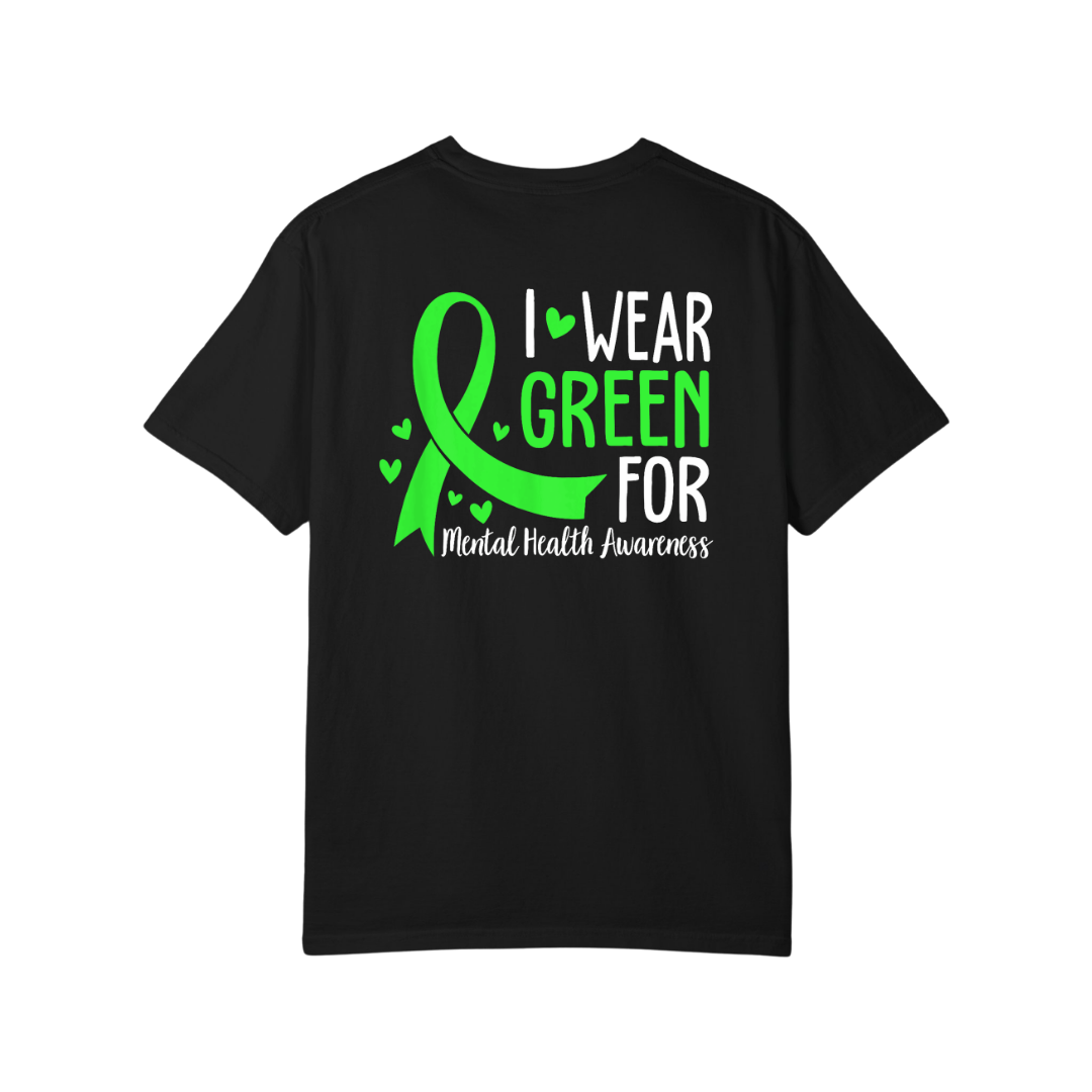 Time To Surrender Mental Health Black Out Tee