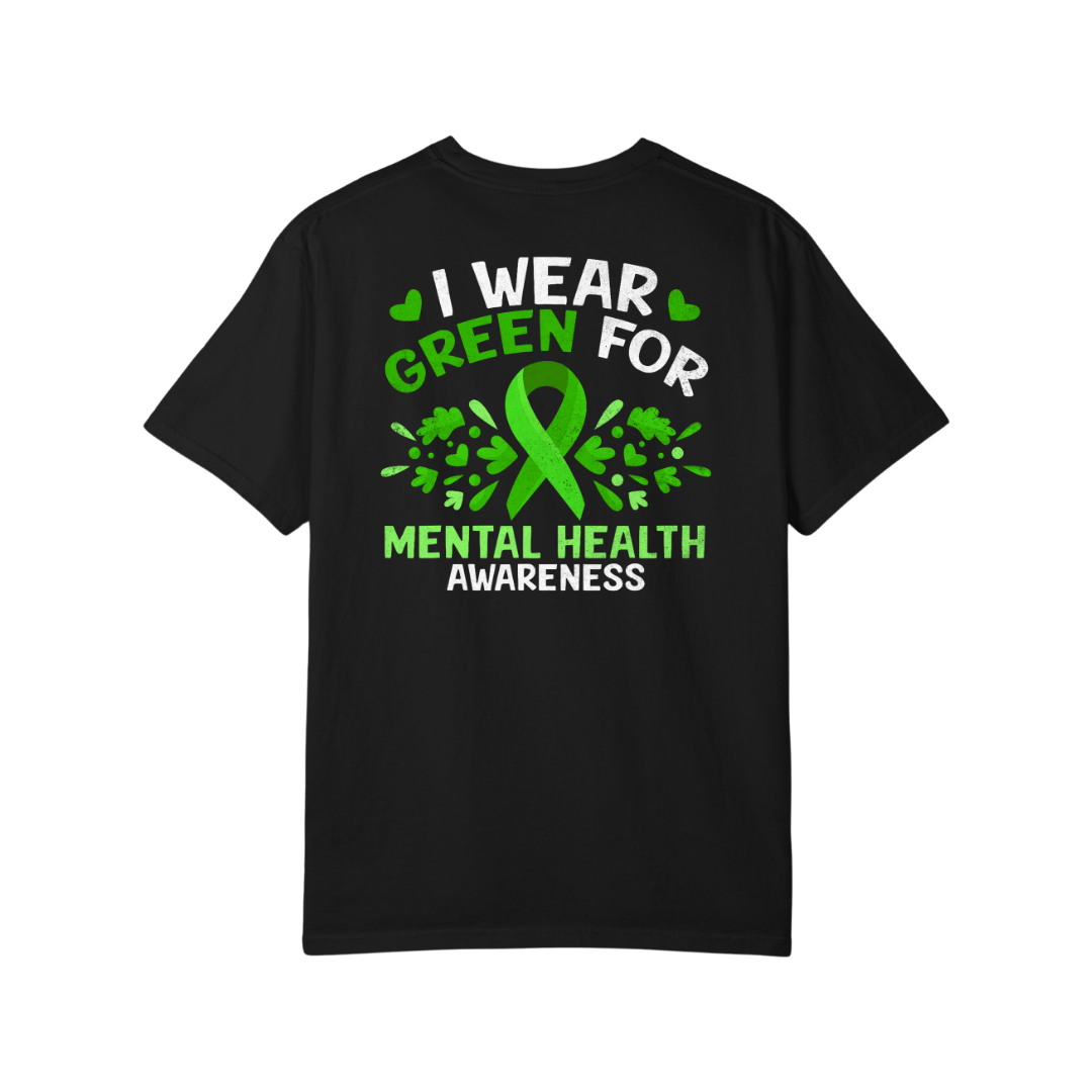 Time To Surrender Mental Health Black Out Tee