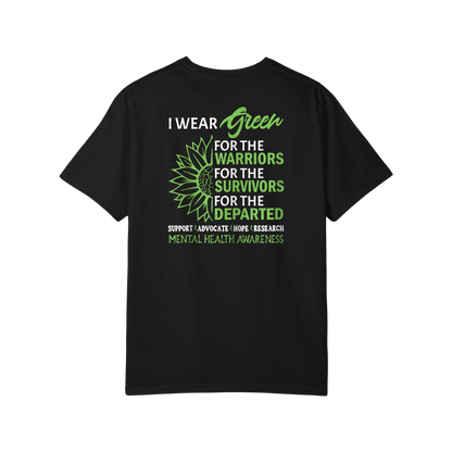 Time To Surrender Mental Health Black Out Tee