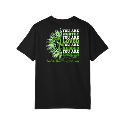 Time To Surrender Mental Health Black Out Tee