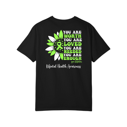 Time To Surrender Mental Health Black Out Tee