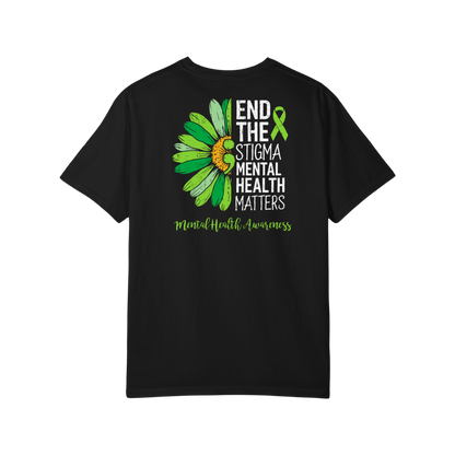 Time To Surrender Mental Health Black Out Tee