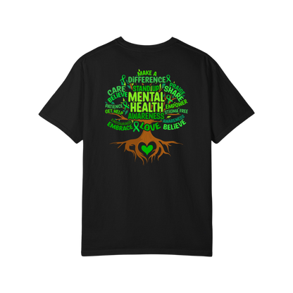 Time To Surrender Mental Health Black Out Tee