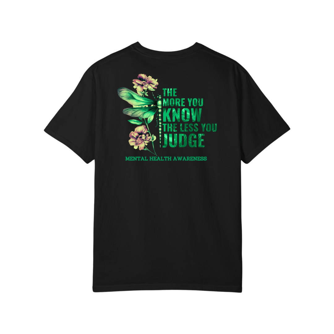 Time To Surrender Mental Health Black Out Tee