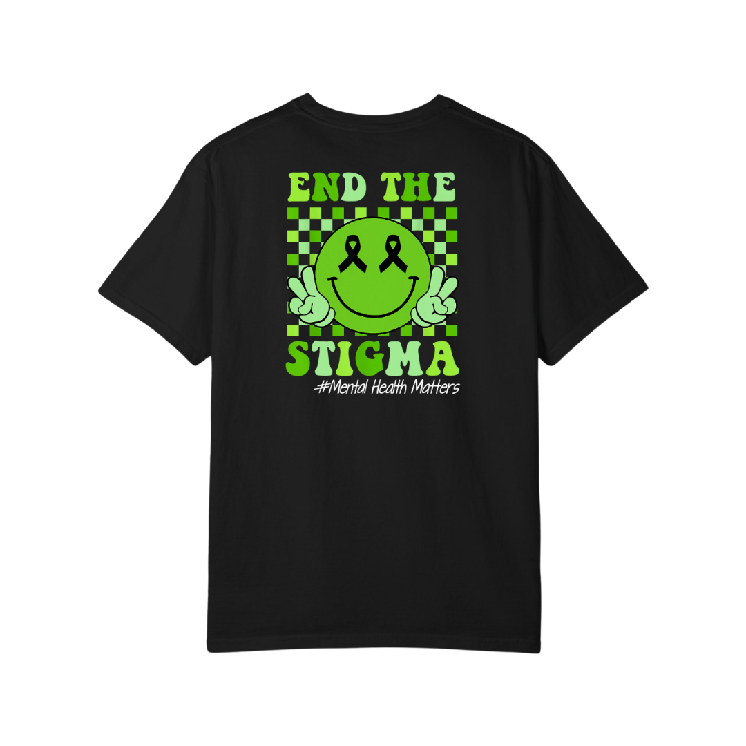 Time To Surrender Mental Health Black Out Tee