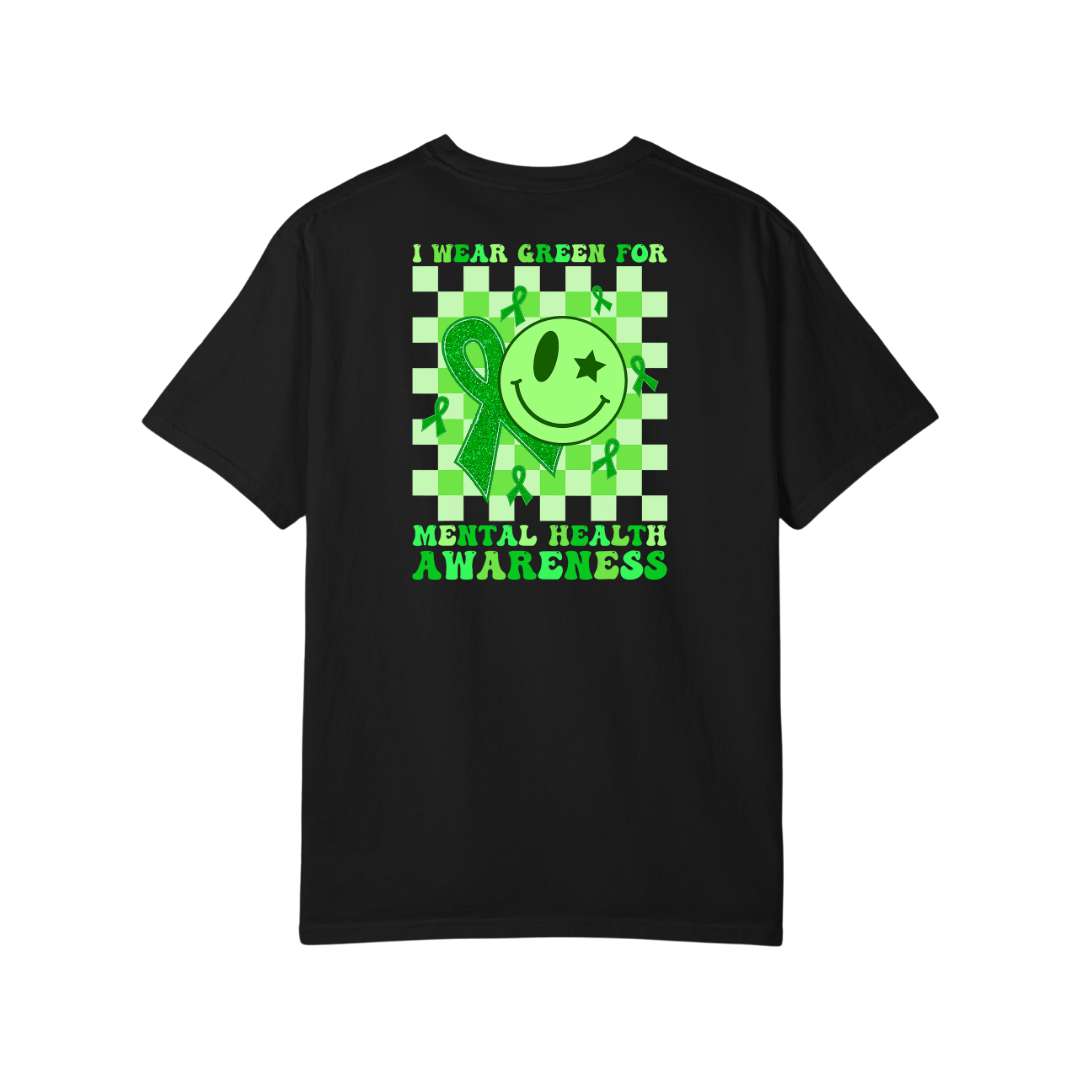 Time To Surrender Mental Health Black Out Tee