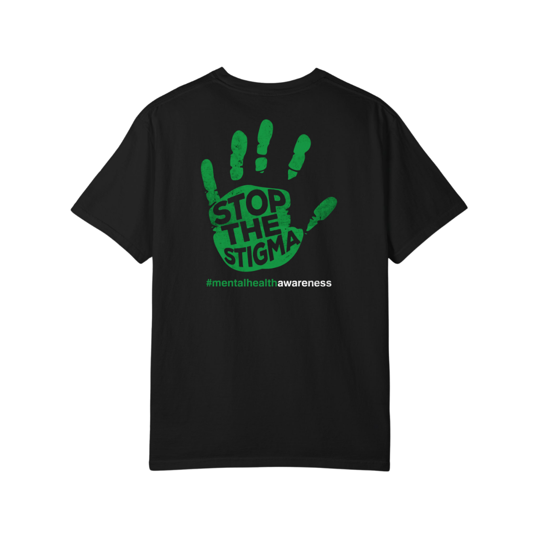 Time To Surrender Mental Health Black Out Tee