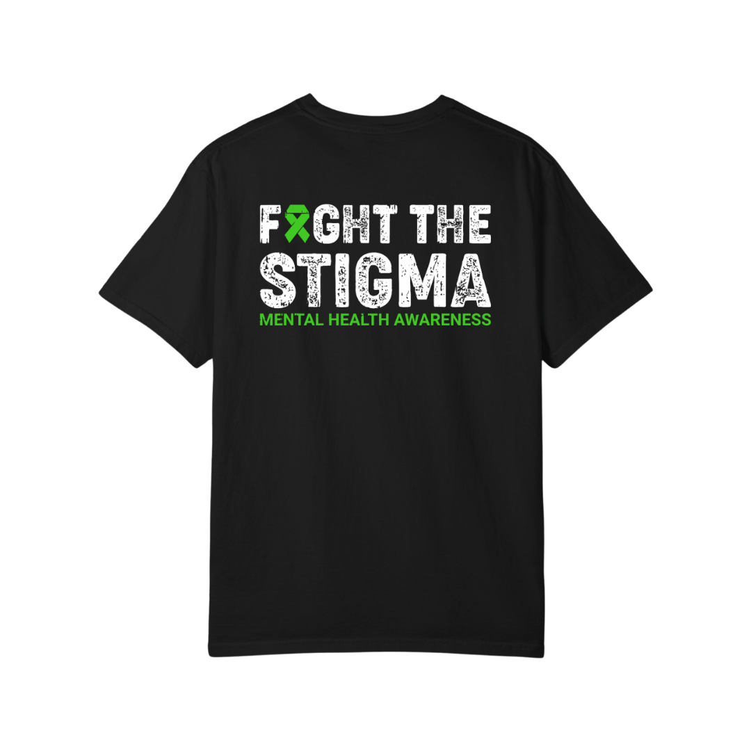 Time To Surrender Mental Health Black Out Tee