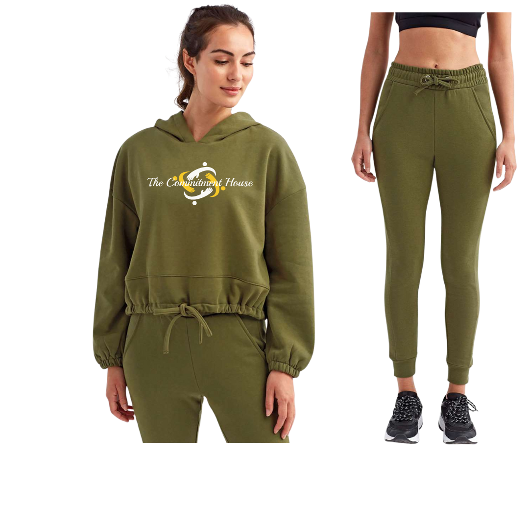 Women's Cropped Sweatsuit