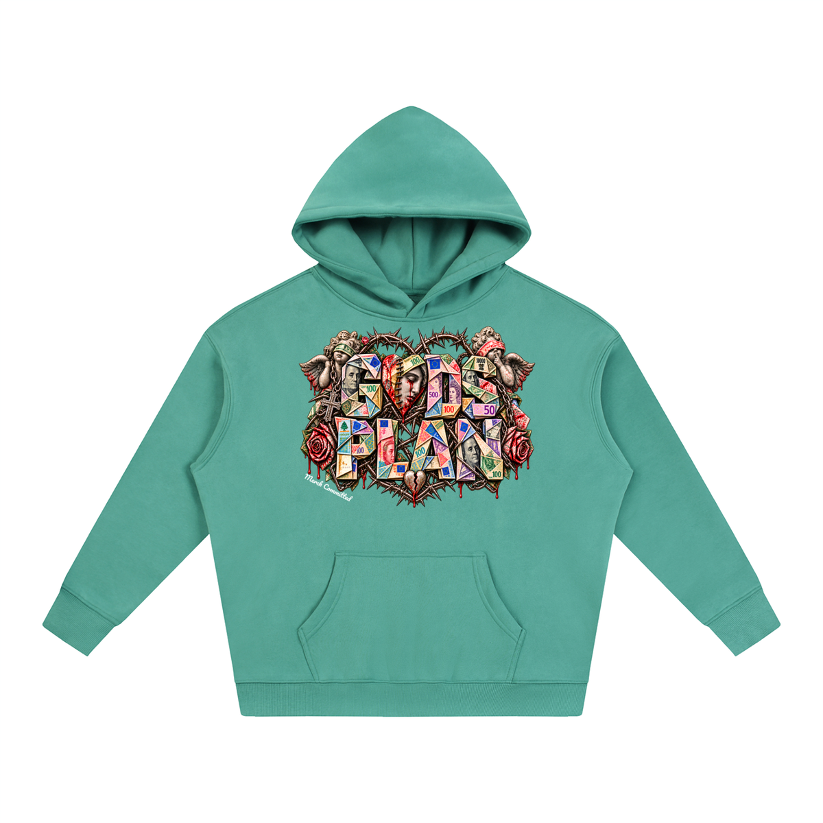 Gods Plan Oversize Fleeced Hoodie