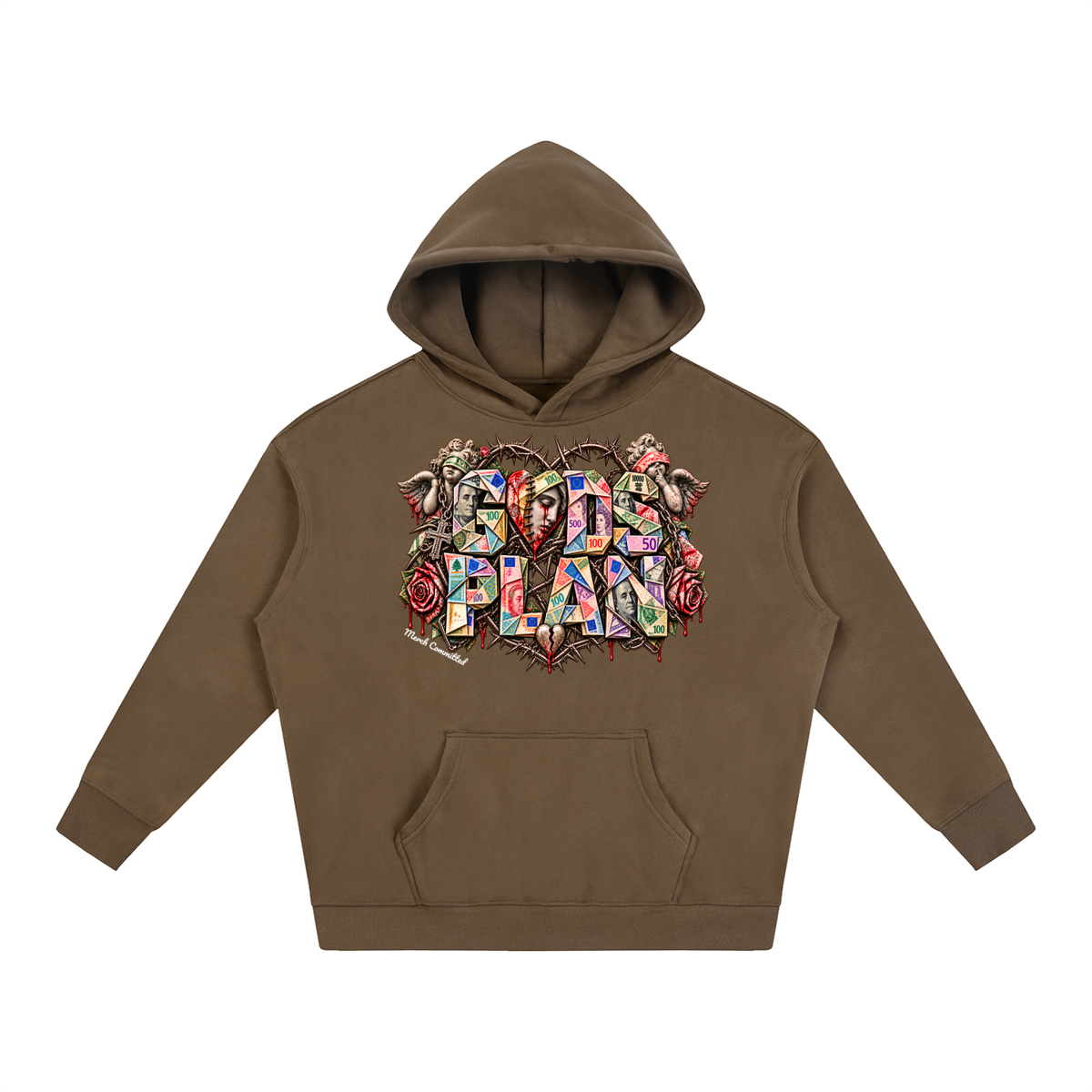 Gods Plan Oversize Fleeced Hoodie