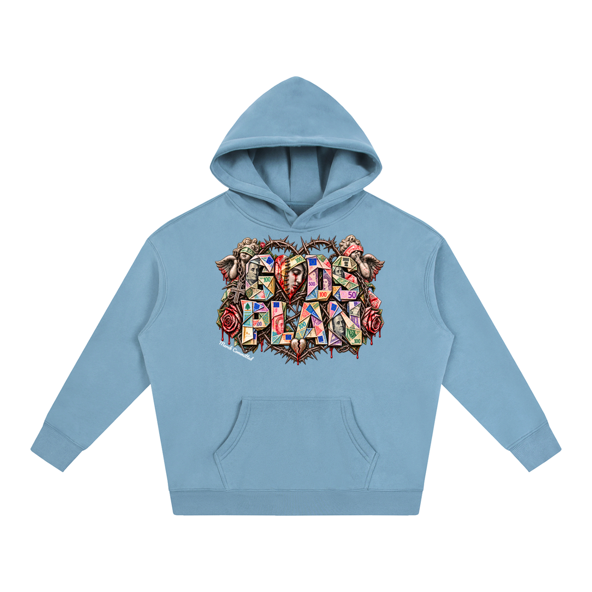 Gods Plan Oversize Fleeced Hoodie